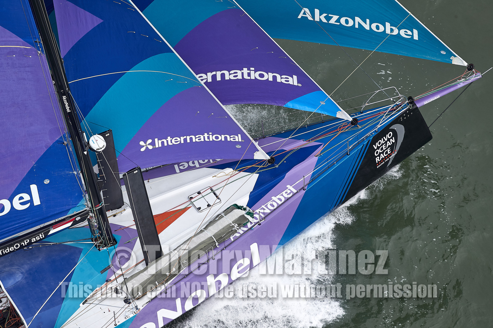 team AkzoNobel  in Volvo Ocean Race 2017-18.