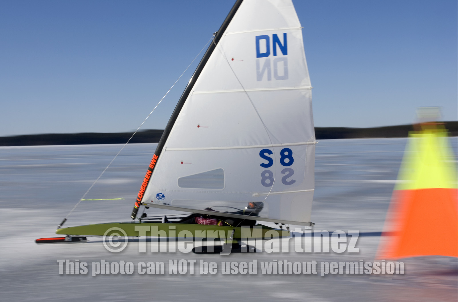 Ice Boats in Stockholm Archipelago - March 2005.