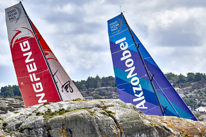 team AkzoNobel  in Volvo Ocean Race 2017-18.
