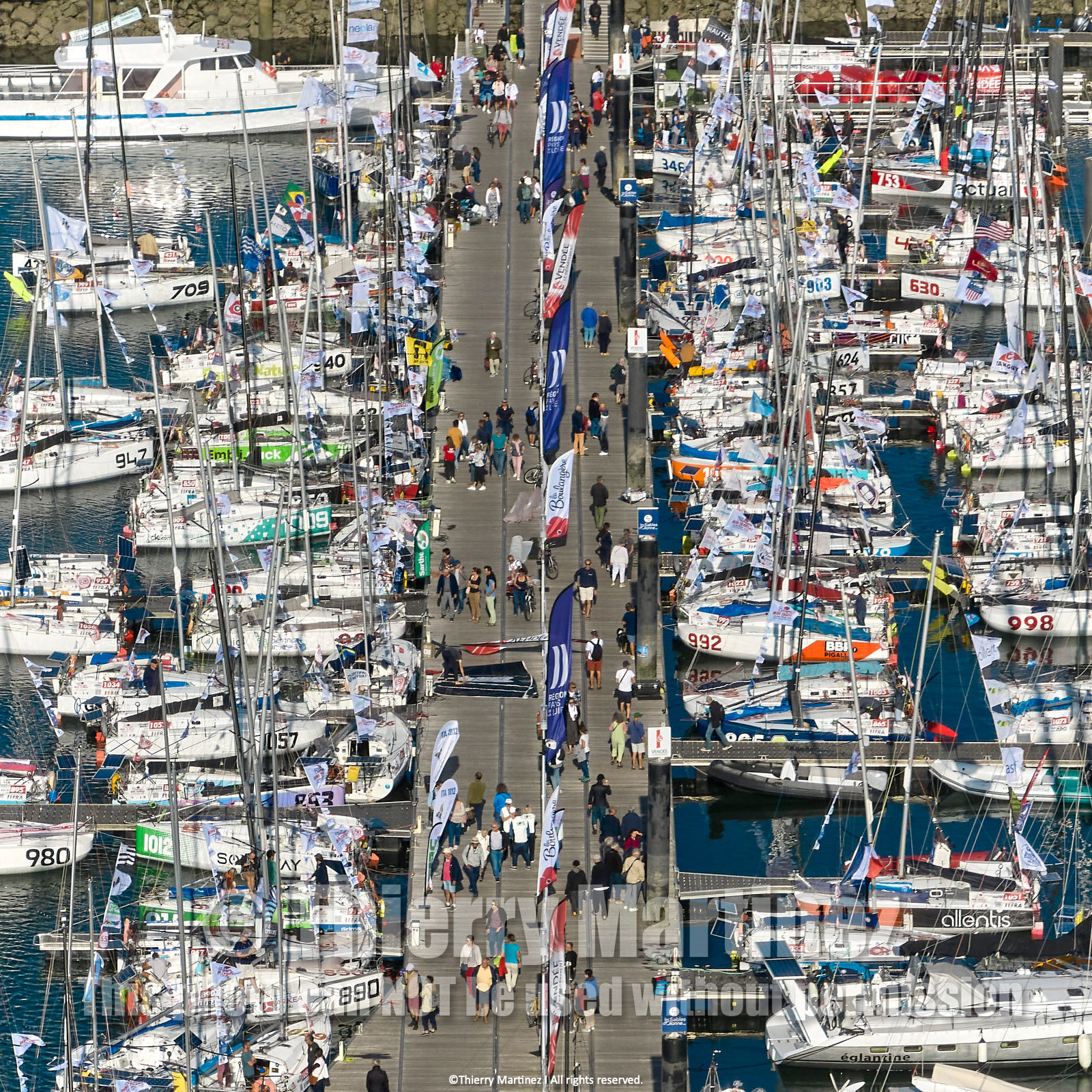 23_21188   © Thierry Martinez. LES SABLES D'OLONNE, 85 - FRANCE 22 septembre 2023.MINI TRANSAT 2023. Départ le 24 septembre.Les Sables d’Olonne (FRA)    Santa Cruz de la Palma ( Canaries)    St François ( Guadeloupe): 4050 NM.