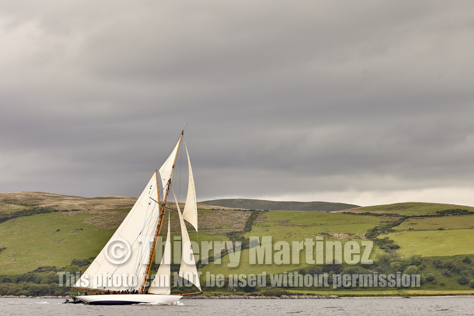 22_22641  © Thierry Martinez.FAIRLIE,SCOTLAND - UK 14th June 20222022 RICHARD MILLE FIFE REGATTA.Day 4 :ROTHESAY (ISLE OF BUTE) to PORTAVADIE.