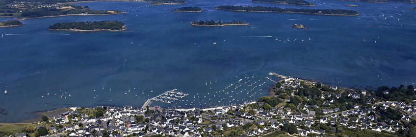 Vue aérienne de LOCMARIAQUER