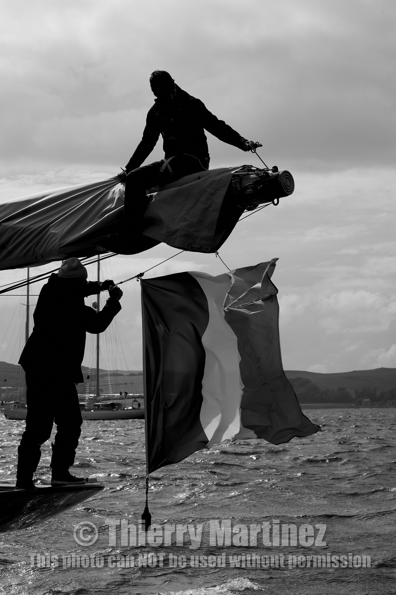 22_17156   © Thierry Martinez.FAIRLIE,SCOTLAND - UK 11th June 20222022 RICHARD MILLE FIFE REGATTA.Day 1. Race cancelled ,