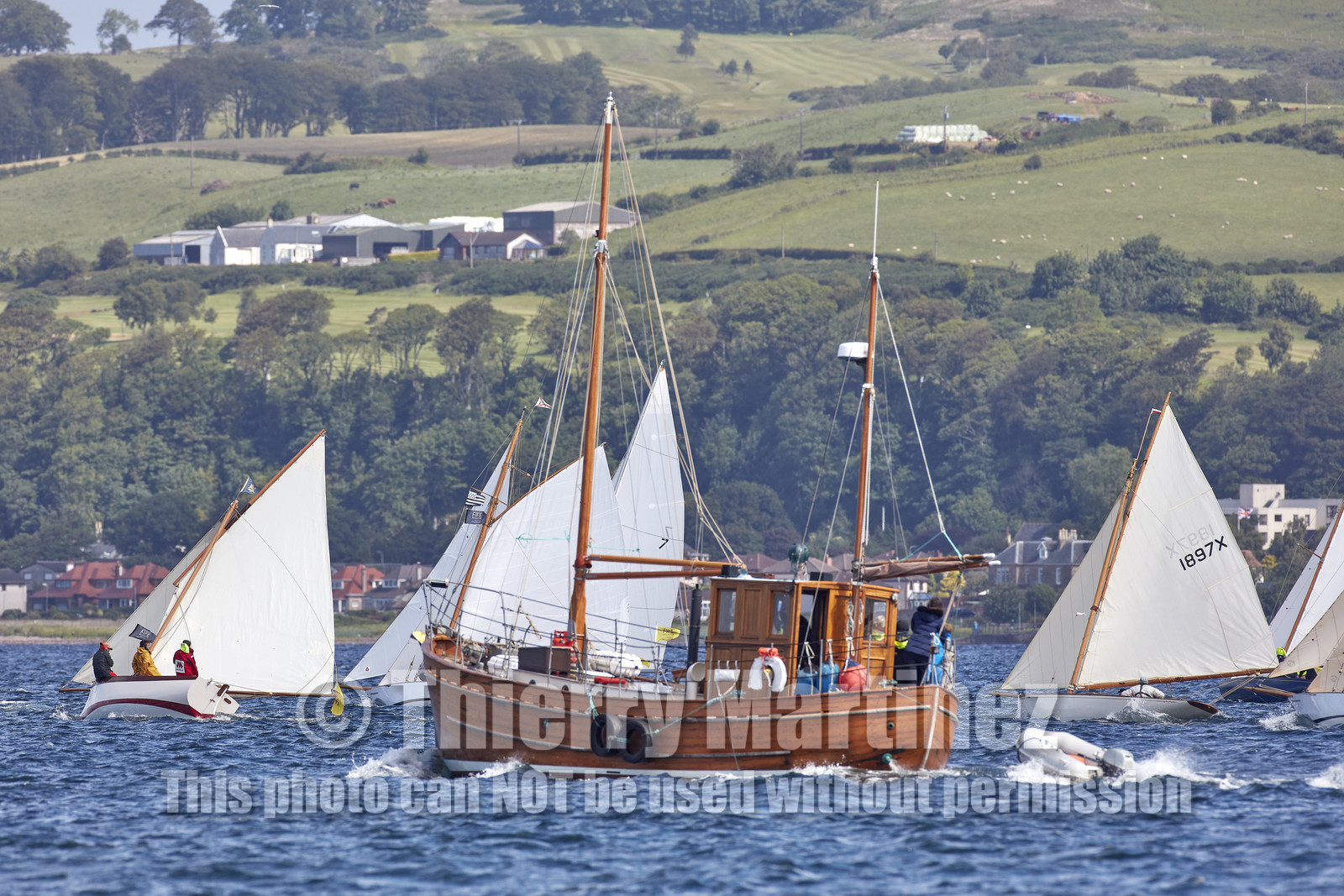 22_17006   © Thierry Martinez.FAIRLIE,SCOTLAND - UK 12th June 20222022 RICHARD MILLE FIFE REGATTA.Day 2 : LARGS to ROTHESAY
