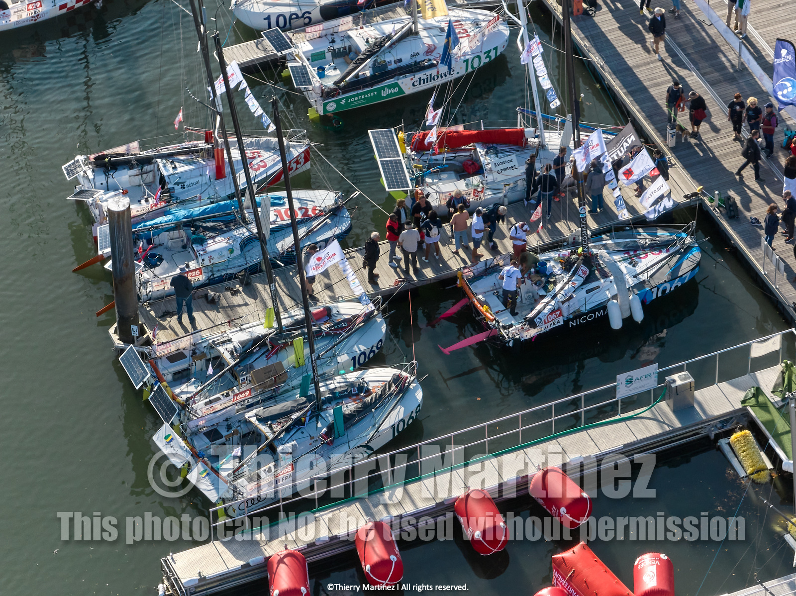 23_21250   © Thierry Martinez. LES SABLES D'OLONNE, 85 - FRANCE 22 septembre 2023.MINI TRANSAT 2023. Départ le 24 septembre.Les Sables d’Olonne (FRA)    Santa Cruz de la Palma ( Canaries)    St François ( Guadeloupe): 4050 NM.