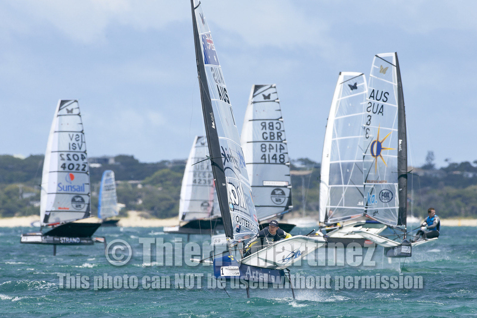 2015 McDougall + McConaghy Moth Worlds. Sorrento - VIC AUSTRALIA  . 6 16 January 2015. Organize by Sorrento Sailing Couta Boat Club.