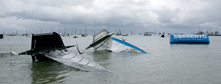 2015 McDougall + McConaghy Moth Worlds. Sorrento - VIC AUSTRALIA  . 6 16 January 2015. Organize by Sorrento Sailing Couta Boat Club.