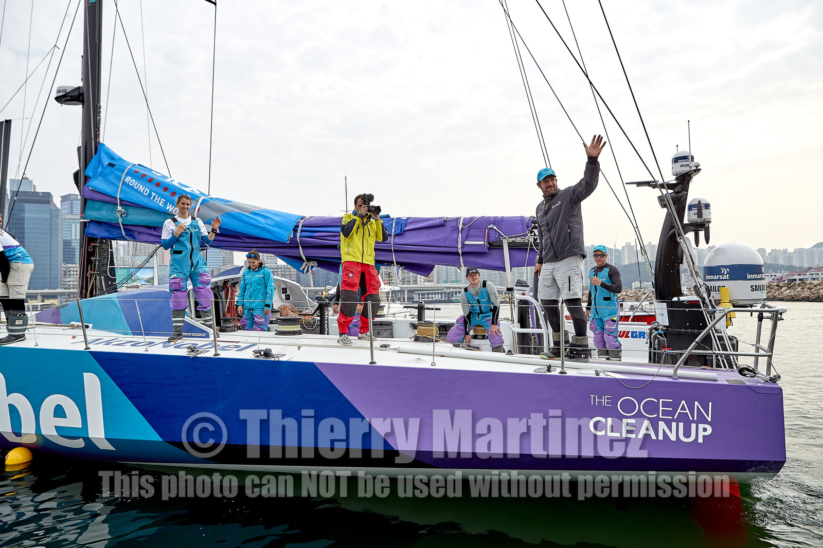 team AkzoNobel  in Volvo Ocean Race 2017-18.