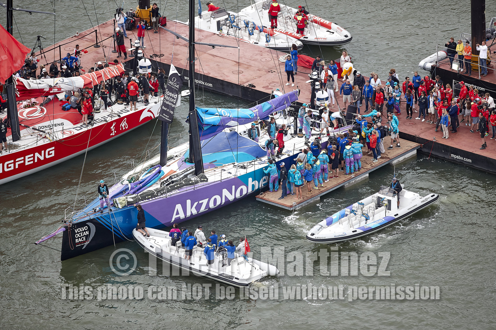 team AkzoNobel  in Volvo Ocean Race 2017-18.