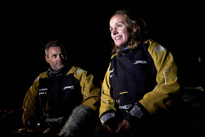 MAXI  SPINDRIFT 2 Jules Verne trophy  2015 2016 attempt.