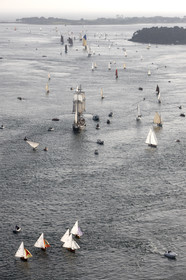 Semaine du Golfe 2015. Parade d'arrivée de la flotte.