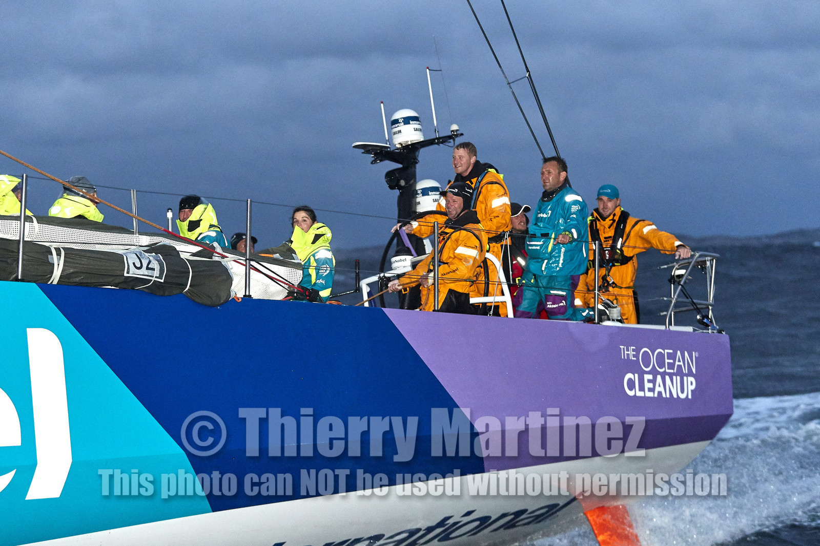 team AkzoNobel  in Volvo Ocean Race 2017-18.
