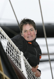 Ellen MacArthur(UK) meet London's public in Greenwich(UK)