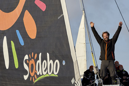 Single-handed sailing round the world record .