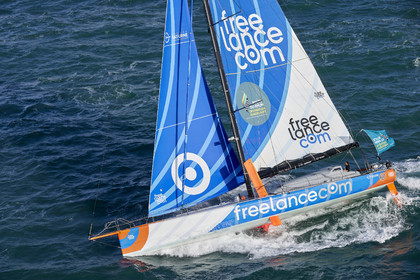 22_39418   © Thierry Martinez.DINARD, FRANCE. 9 Novembre  2022Départ de la 12éme ROUTE DU RHUM, transatlantique course à la voile en solitaire de St Malo(FRA)  à Pointe à Pitre (FRA-Guadeloupe) 3.543 milles nautiques.