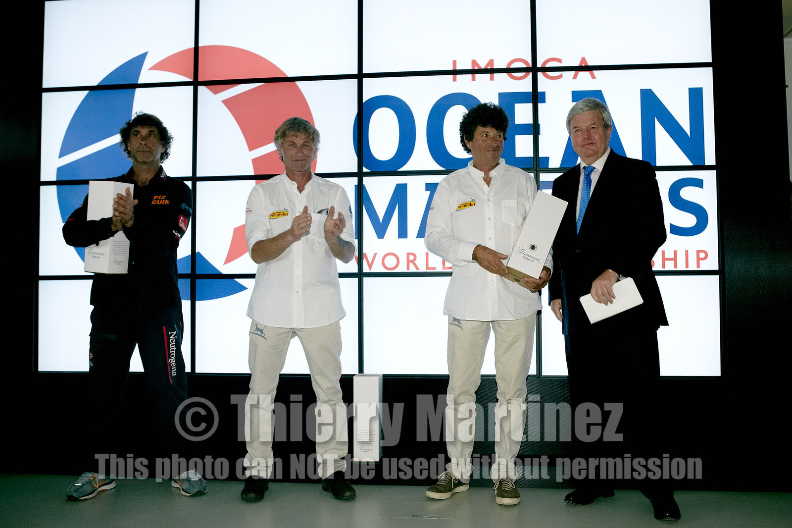 Prise giving  IMOCA OCEAN MASTERS WORLD CHAMPIONSHIP 2013-14