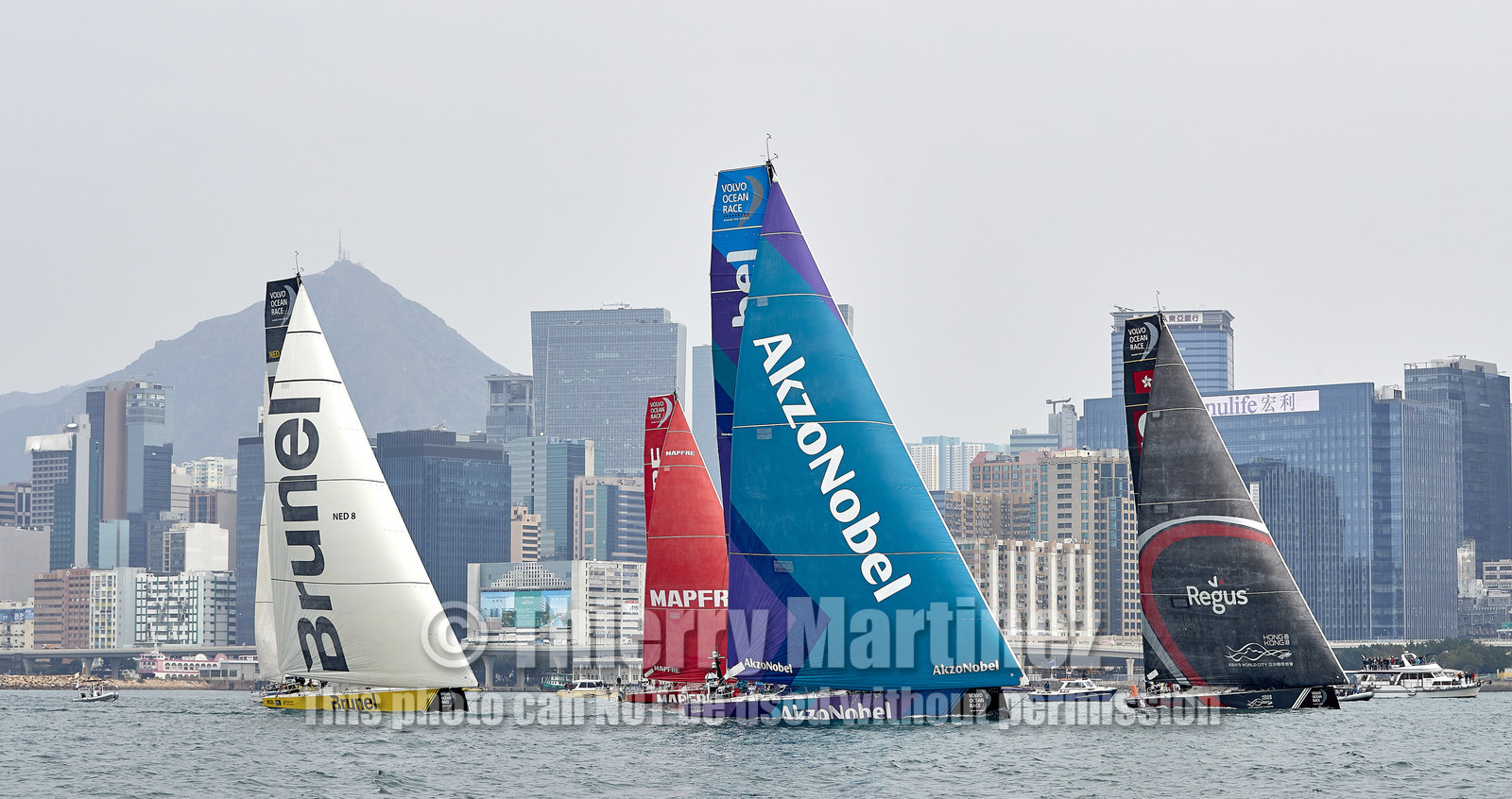 team AkzoNobel  in Volvo Ocean Race 2017-18.