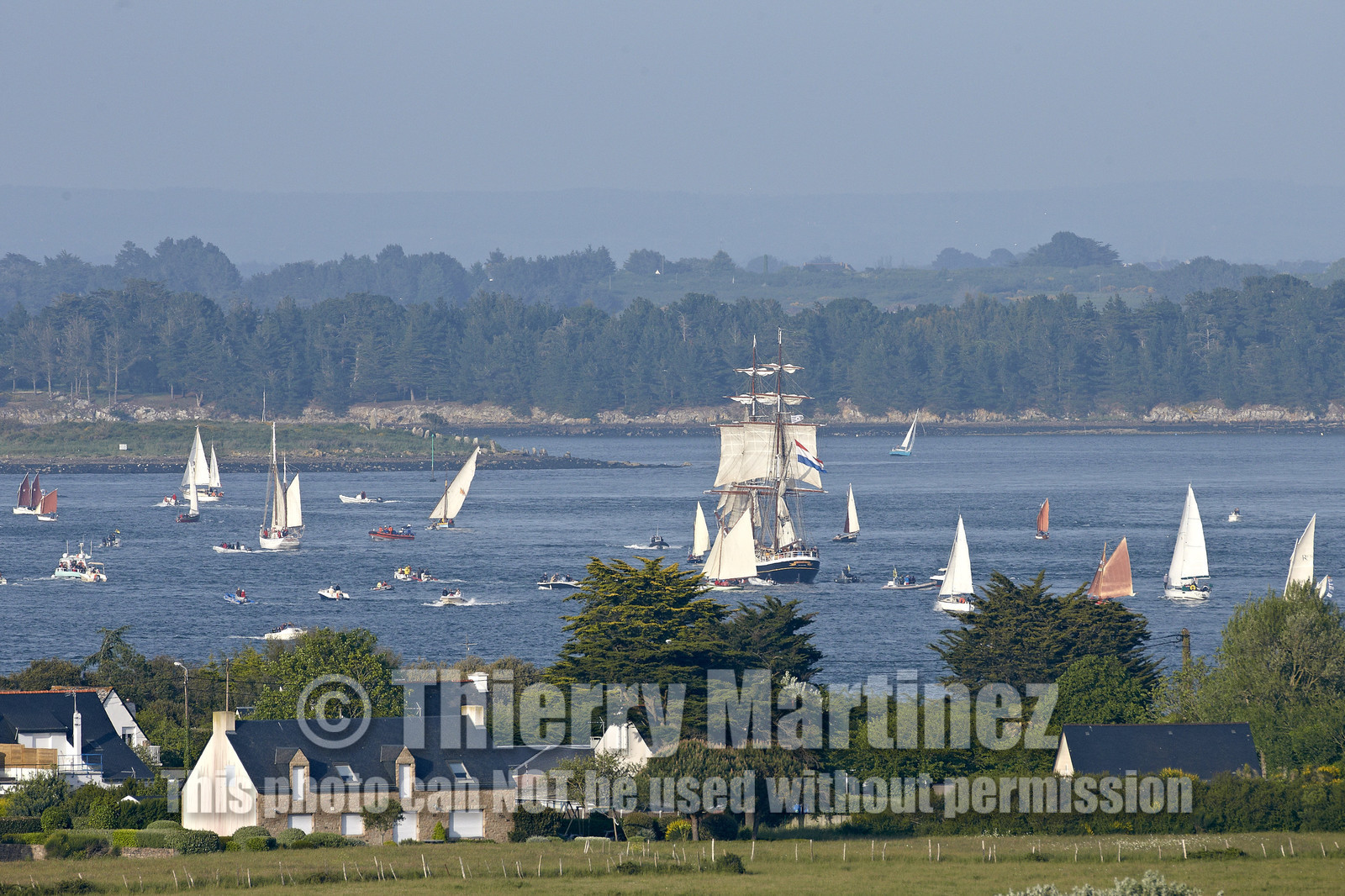 Semaine du Golfe 2015. Parade d'arrivée de la flotte.