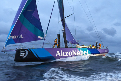 team AkzoNobel  in Volvo Ocean Race 2017-18.