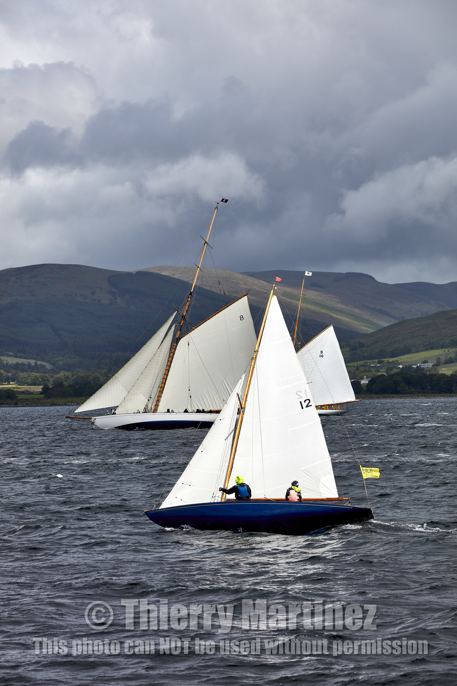 22_17006   © Thierry Martinez.FAIRLIE,SCOTLAND - UK 12th June 20222022 RICHARD MILLE FIFE REGATTA.Day 2 : LARGS to ROTHESAY