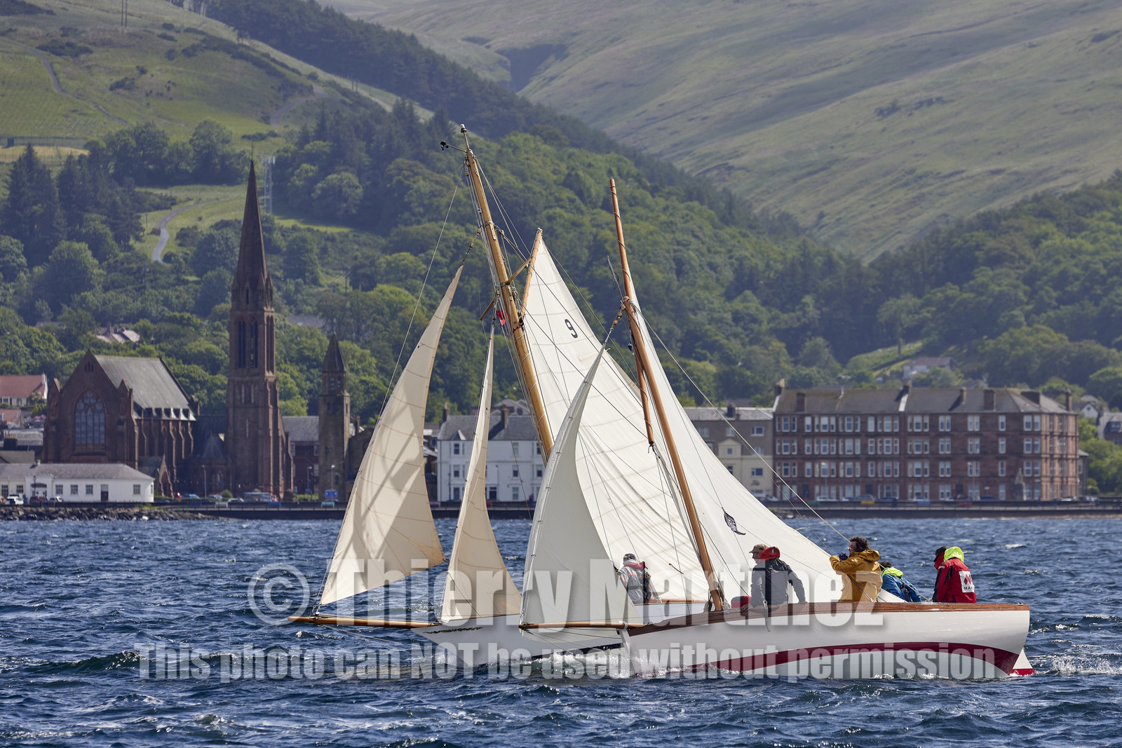 22_17006   © Thierry Martinez.FAIRLIE,SCOTLAND - UK 12th June 20222022 RICHARD MILLE FIFE REGATTA.Day 2 : LARGS to ROTHESAY