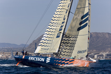 VOLVO OCEAN RACE - 2008 2009. IN-PORT RACE in Alicante-Spain.