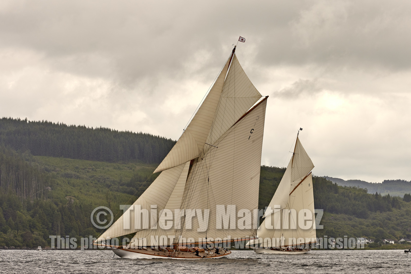 22_22520  © Thierry Martinez.FAIRLIE,SCOTLAND - UK 14th June 20222022 RICHARD MILLE FIFE REGATTA.Day 4 :ROTHESAY (ISLE OF BUTE) to PORTAVADIE.