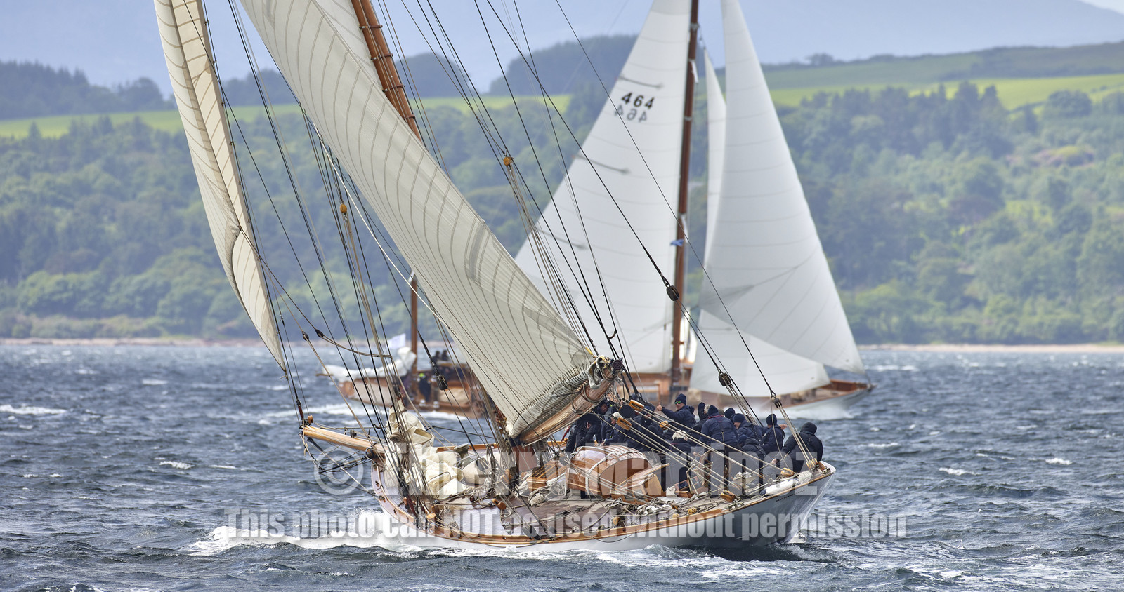22_17006   © Thierry Martinez.FAIRLIE,SCOTLAND - UK 12th June 20222022 RICHARD MILLE FIFE REGATTA.Day 2 : LARGS to ROTHESAY