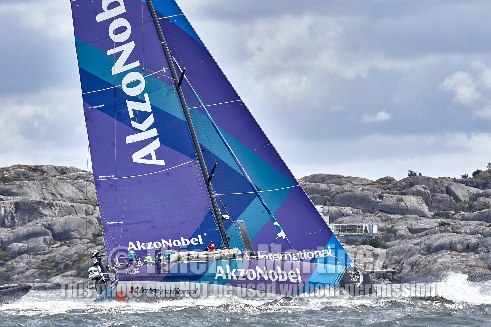 team AkzoNobel  in Volvo Ocean Race 2017-18.