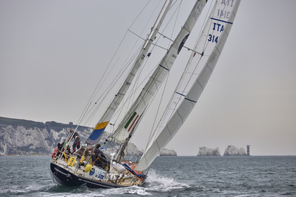 23_20156   © Thierry Martinez.SOUTHAMPTON,  - UK 10 septembre 2023.OCEAN GLOBE RACE 2023.Start Leg 1 : Southampton ( UK)   Cape Town ( South Africa)