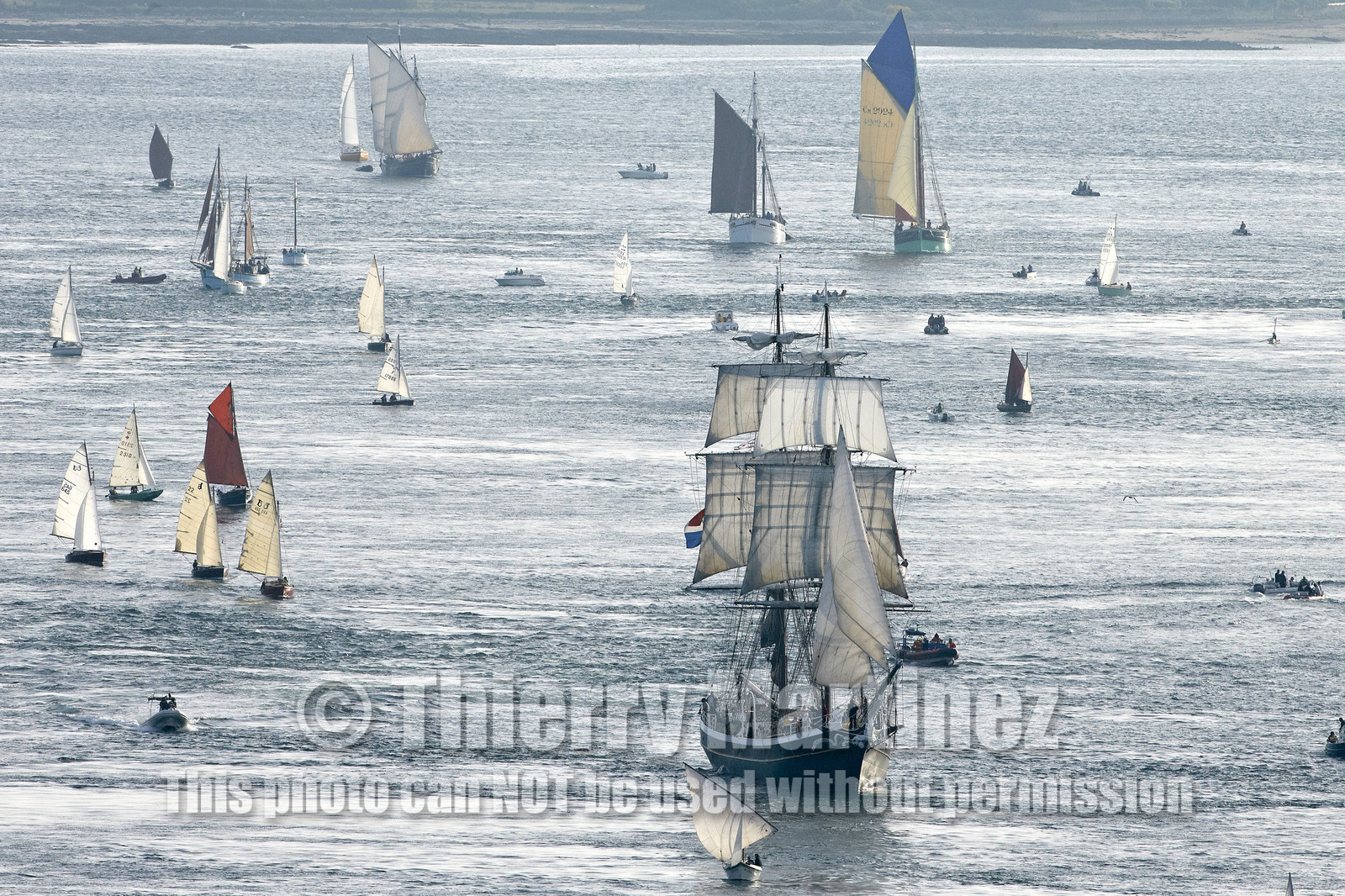 Semaine du Golfe 2015. Parade d'arrivée de la flotte.