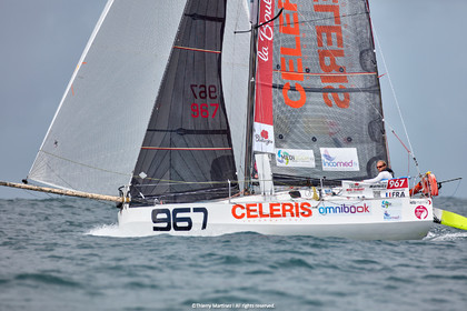 23_22655   © Thierry Martinez. LES SABLES D'OLONNE, 85 - FRANCE 25 septembre 2023.Départ MINI TRANSAT 2023. Départ du Dimanche 24 septembre retardé au Lundi 25 Sept .Les Sables d’Olonne (FRA)    Santa Cruz de la Palma ( Canaries)    St François ( Guadeloupe): 4050 NM.