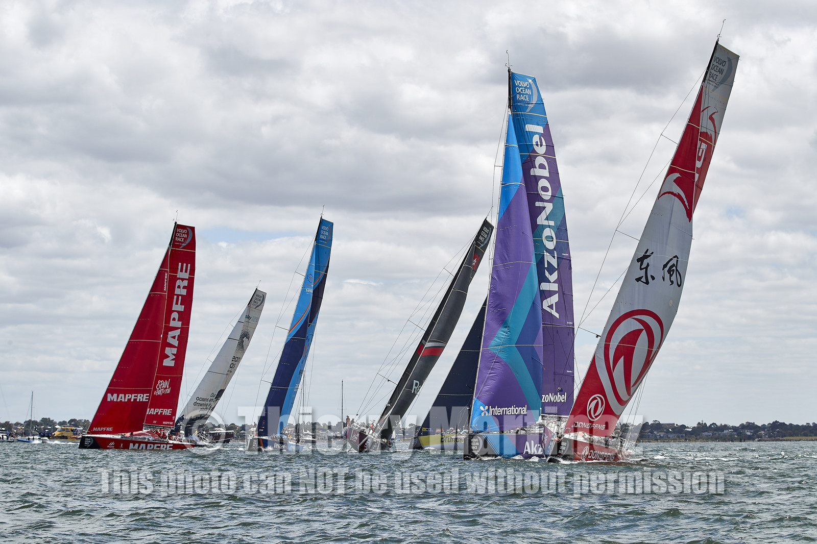 team AkzoNobel  in Volvo Ocean Race 2017-18.