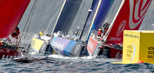 team AkzoNobel  in Volvo Ocean Race 2017-18.