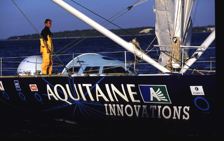 ©Thierry Martinez   Sea&Co. ROUTE DU RHUM  1998  Thomas Coville (FRA) AQUITAINE INNOVATIONS.