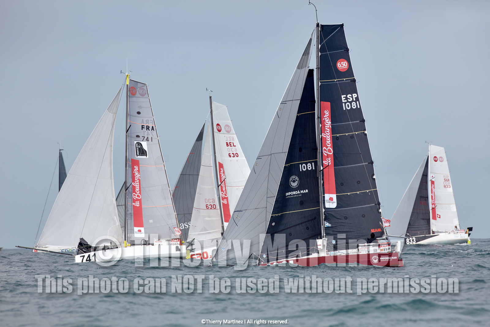 23_22512   © Thierry Martinez. LES SABLES D'OLONNE, 85 - FRANCE 25 septembre 2023.Départ MINI TRANSAT 2023. Départ du Dimanche 24 septembre retardé au Lundi 25 Sept .Les Sables d’Olonne (FRA)    Santa Cruz de la Palma ( Canaries)    St François ( Guadeloupe): 4050 NM.