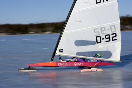 Ice Boats in Stockholm Archipelago - March 2005.
