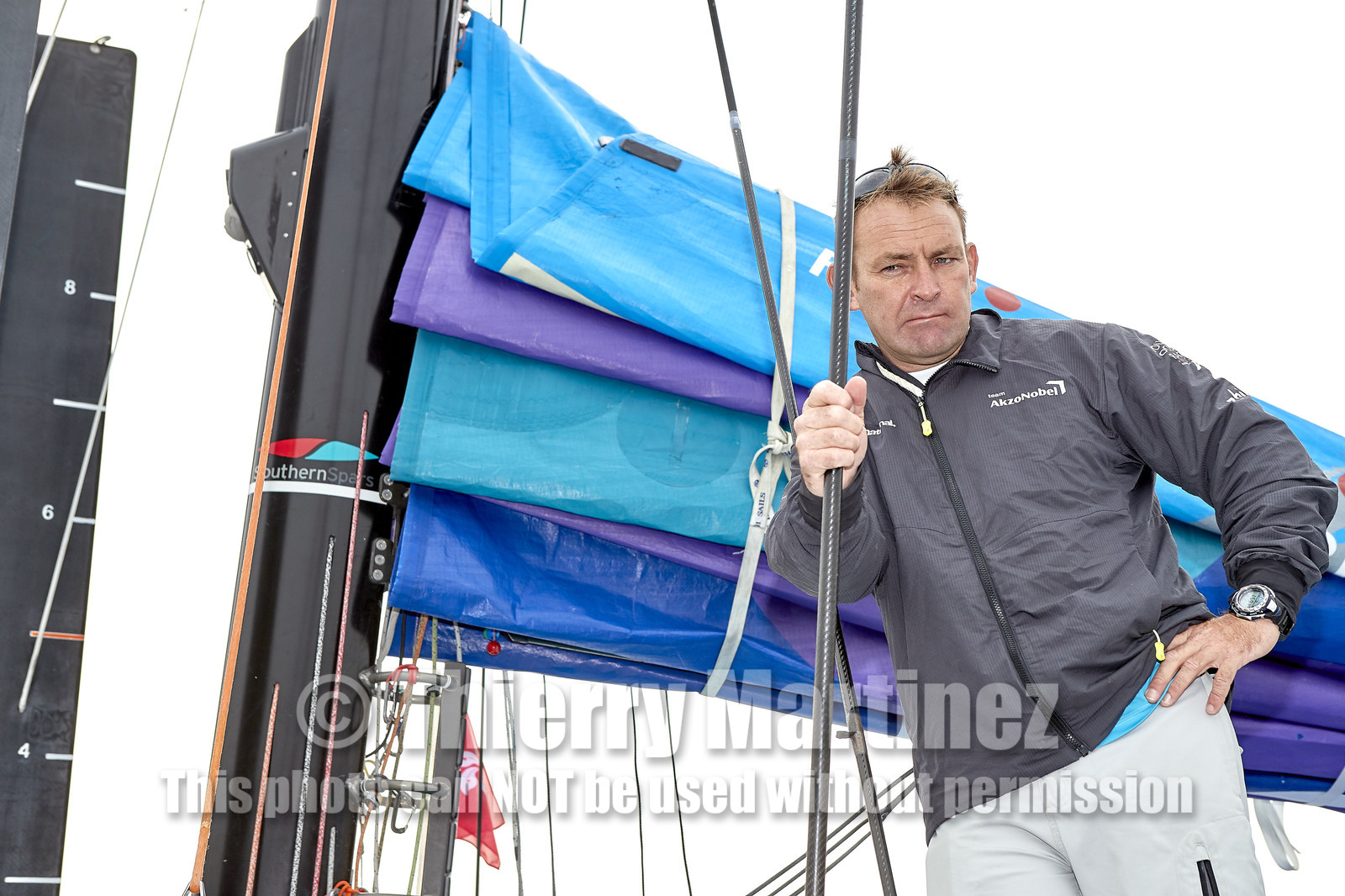 team AkzoNobel  in Volvo Ocean Race 2017-18.