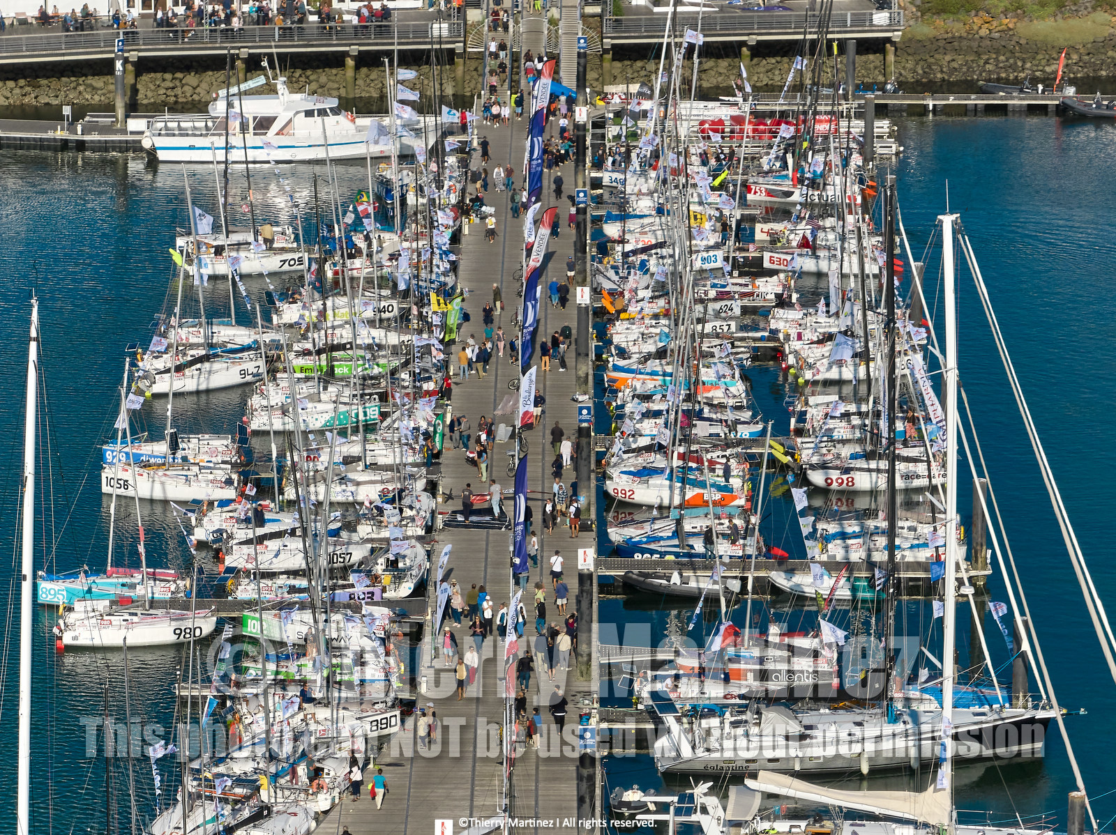 23_21183   © Thierry Martinez. LES SABLES D'OLONNE, 85 - FRANCE 22 septembre 2023.MINI TRANSAT 2023. Départ le 24 septembre.Les Sables d’Olonne (FRA)    Santa Cruz de la Palma ( Canaries)    St François ( Guadeloupe): 4050 NM.