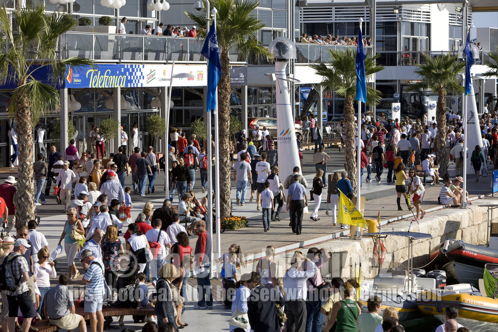 VOLVO OCEAN RACE - 2008 2009. IN-PORT RACE in Alicante-Spain.