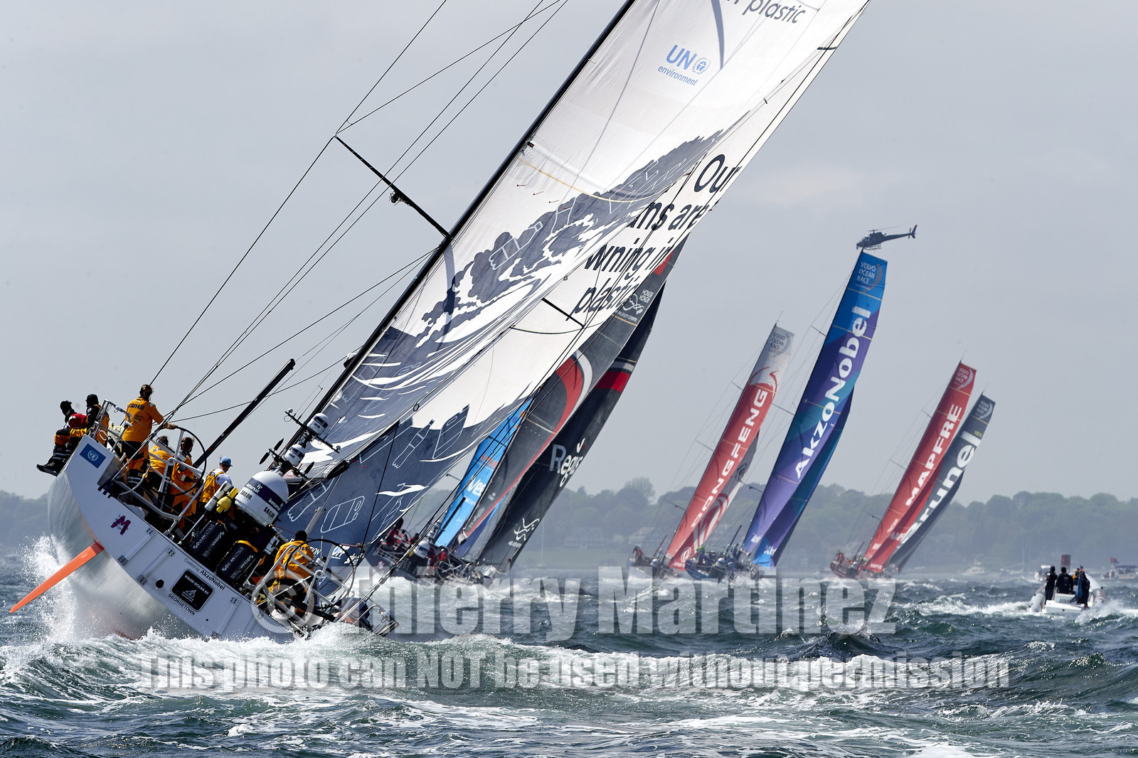 team AkzoNobel  in Volvo Ocean Race 2017-18.