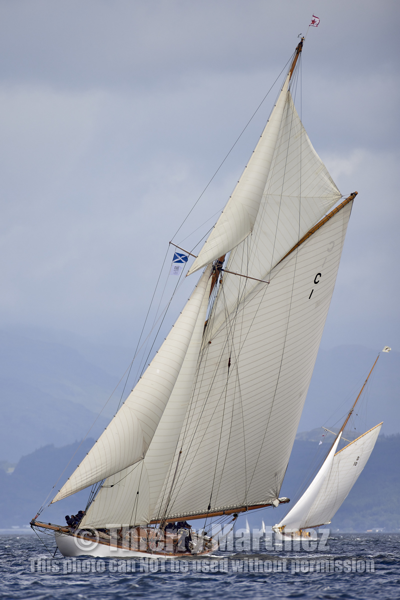 22_17006   © Thierry Martinez.FAIRLIE,SCOTLAND - UK 12th June 20222022 RICHARD MILLE FIFE REGATTA.Day 2 : LARGS to ROTHESAY