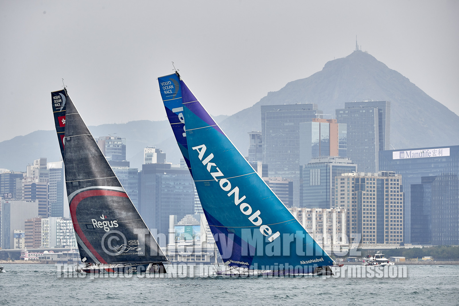 team AkzoNobel  in Volvo Ocean Race 2017-18.