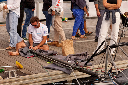 23_21408   © Thierry Martinez. LES SABLES D'OLONNE, 85 - FRANCE 23 septembre 2023.MINI TRANSAT 2023. Départ du 24 septembre retardé.Les Sables d’Olonne (FRA)    Santa Cruz de la Palma ( Canaries)    St François ( Guadeloupe): 4050 NM.