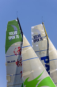 VOLVO OCEAN RACE - 2008 2009. IN-PORT RACE in Alicante-Spain.