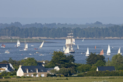 Semaine du Golfe 2015. Parade d'arrivée de la flotte.