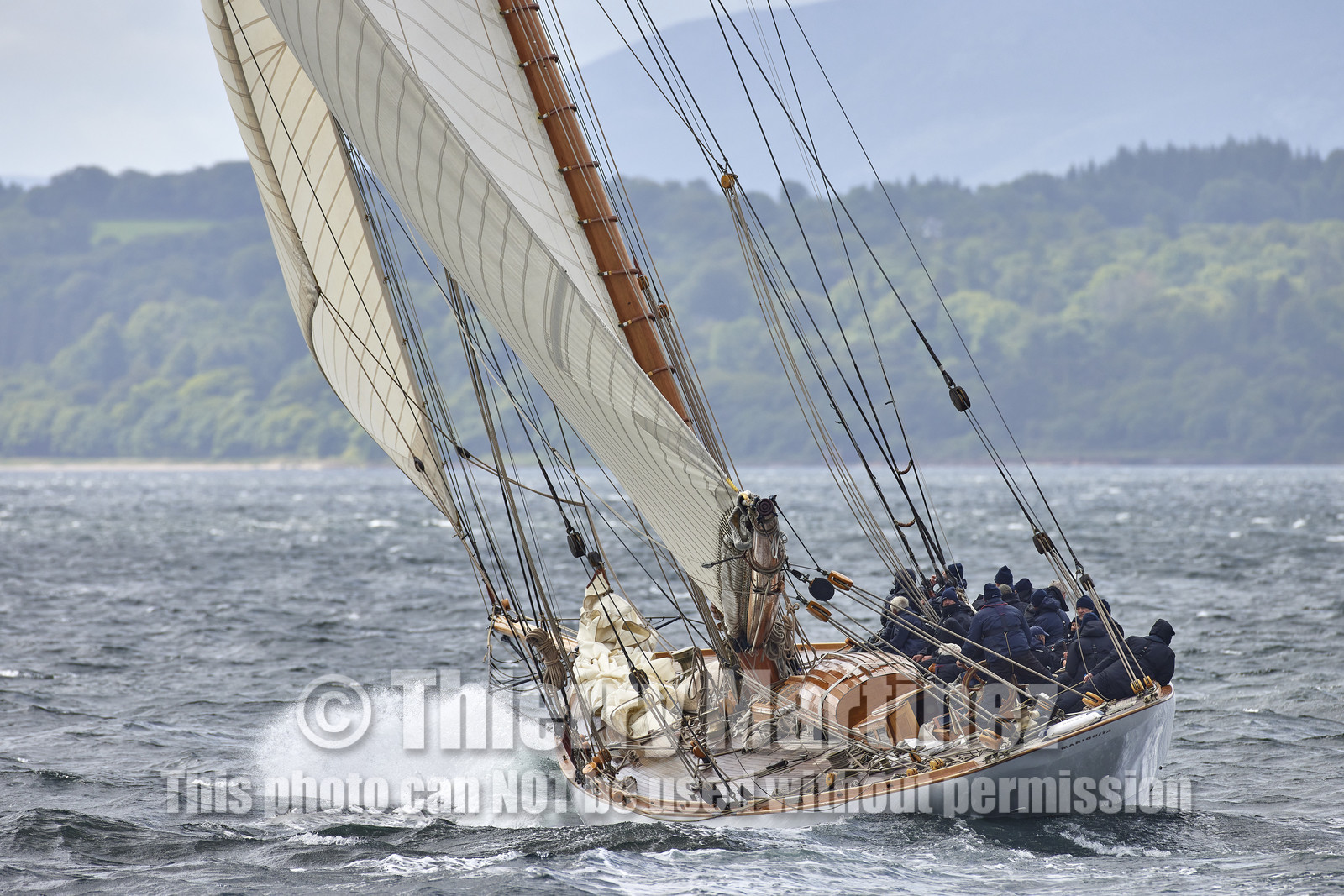 22_17006   © Thierry Martinez.FAIRLIE,SCOTLAND - UK 12th June 20222022 RICHARD MILLE FIFE REGATTA.Day 2 : LARGS to ROTHESAY