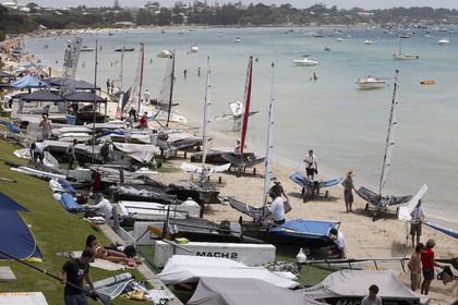 2015 McDougall + McConaghy Moth Worlds. Sorrento - VIC AUSTRALIA  . 6 16 January 2015. Organize by Sorrento Sailing Couta Boat Club.