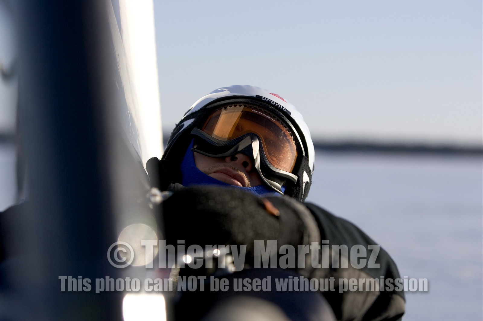 Ice Boats in Stockholm Archipelago - March 2005.
