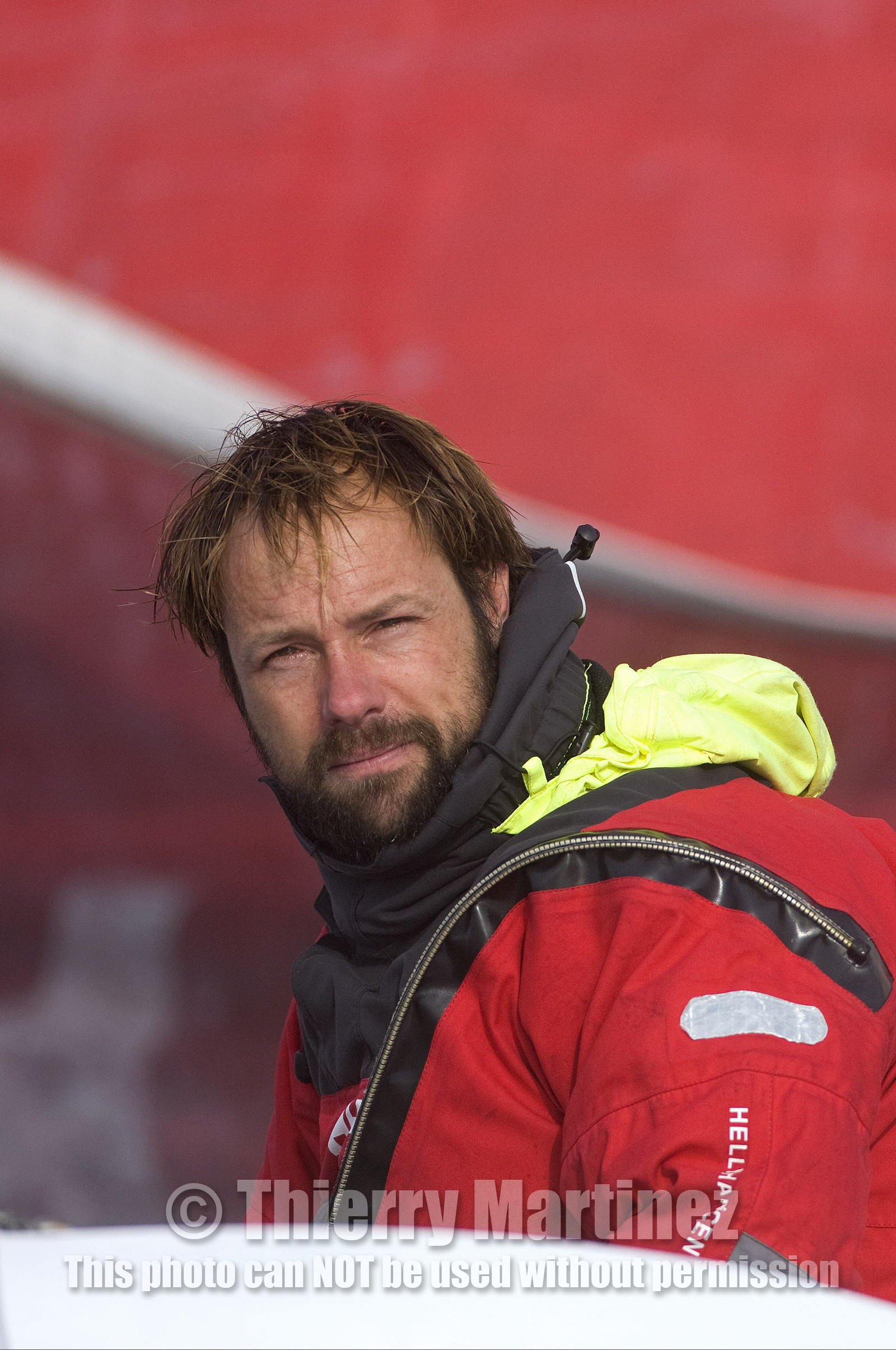 Thomas Coville (FRA) Solo Sailing Round the World Record attempt, Finish .